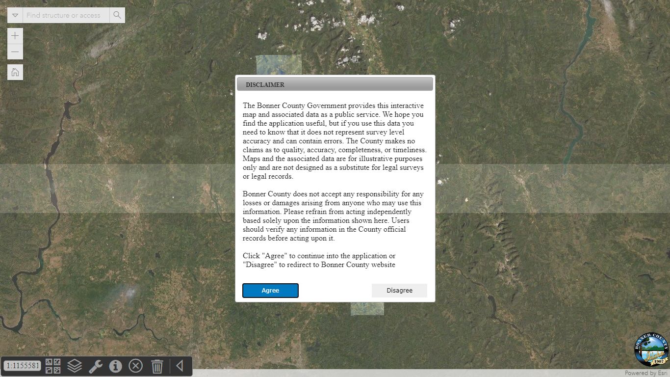Public Map - Bonner County, Idaho